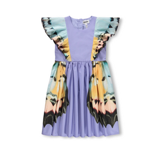 Molo Caty Lilac Butterfly Dress at DLK