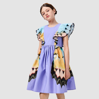 Molo Caty Lilac Butterfly Dress at DLK