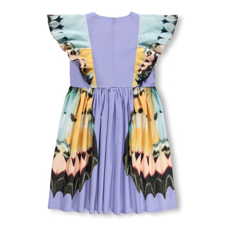 Molo Caty Lilac Butterfly Dress at DLK