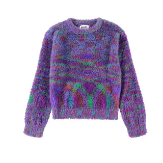 Molo Kids Garda Purple Mix Sweater at DLK