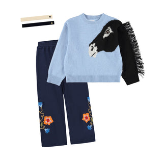 Molo Griselda Sweater Aurita Pants at Design Life Kids
