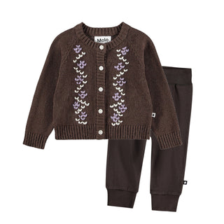 Molo Kids Baby Flower Knit Sweater at Design Life Kids