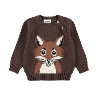 Molo Baby Fox Ground Bless Sweater at Design Life Kids