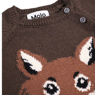 Molo Baby Fox Ground Bless Sweater at Design Life Kids