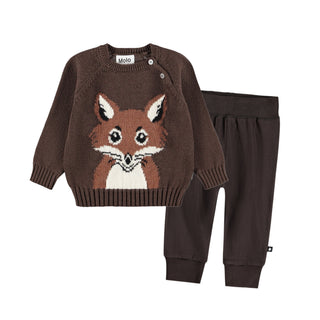 Brown Sammy Baby Pants Molo on Design Life Kids