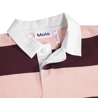 Molo Rozalia Berry Polo Shirt at Design Life Kids