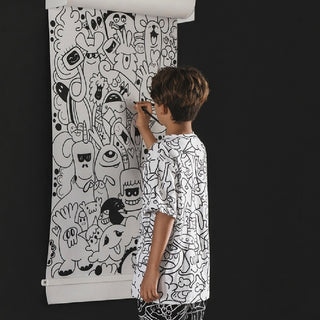 Molo Kids Net Doodle Tee Shirt Clothing on DLK