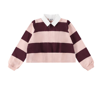 Molo Rozalia Berry Polo Shirt at Design Life Kids