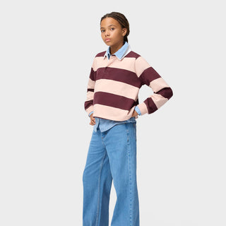 Molo Rozalia Berry Polo Shirt at Design Life Kids