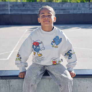 Molo Monti Curious Mates Sweatshirt at Design Life Kids