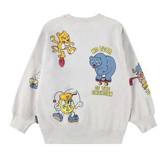 Molo Monti Curious Mates Sweatshirt at Design Life Kids