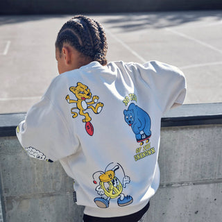 Molo Monti Curious Mates Sweatshirt at Design Life Kids