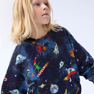 Molo Kids Space Holiday Sweatshirt at DLK
