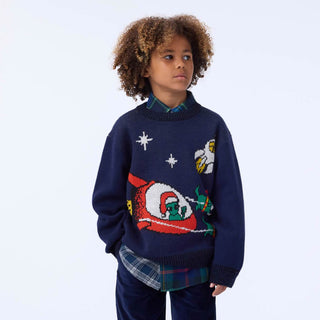 Molo Merry Space-mas Sweater at DLK Design Life Kids