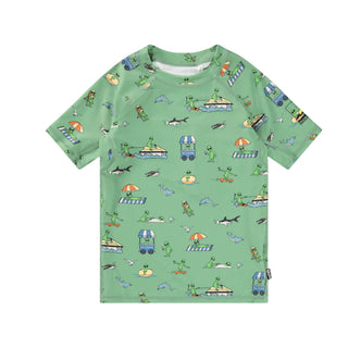 Molo Nico Alien Vacation Swim Shirt at DLK