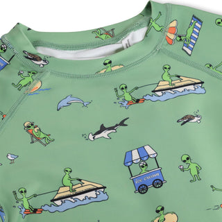 Molo Nico Alien Vacation Swim Shirt at DLK