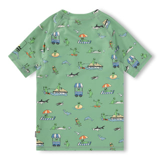 Molo Nico Alien Vacation Swim Shirt at DLK