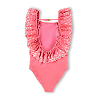 Molo Nathalie Raspberry Ice Swimsuit at Design Life Kids
