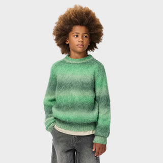 Molo Green Space Dye Bosse Sweater at Design Life Kids