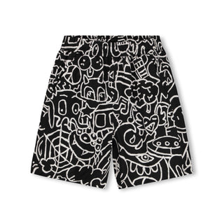 Molo Kids Rodney Net Doodle Shorts on DLK

