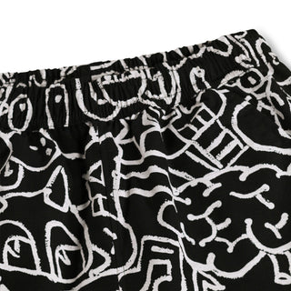 Molo Kids Rodney Net Doodle Shorts on DLK