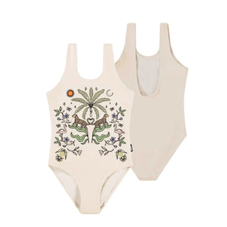 Molo Girls Nika Magical Art Swimsuit at Design Life Kids