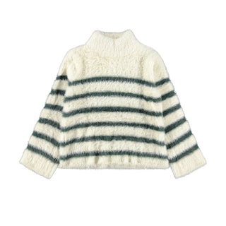 Molo Pearled Taxus Green Govina Sweater at Design Life Kids