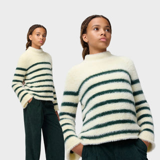 Molo Pearled Taxus Green Govina Sweater at Design Life Kids