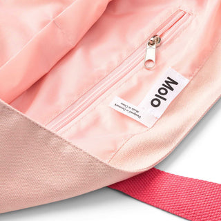 Molo Pink Palms Canvas Bag at Design Life Kids