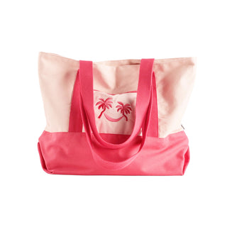 Molo Pink Palms Canvas Bag at Design Life Kids