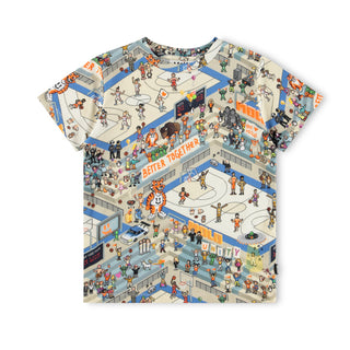 Molo Kids Ralphie Pixel Basketball Tee Shirt Clothing on DLK