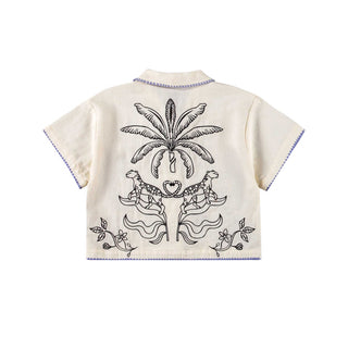 Molo Rosalle Magical Art Embroidered Shirt at Design Life Kids