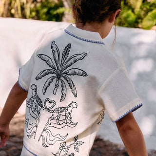 Molo Rosalle Magical Art Embroidered Shirt at Design Life Kids