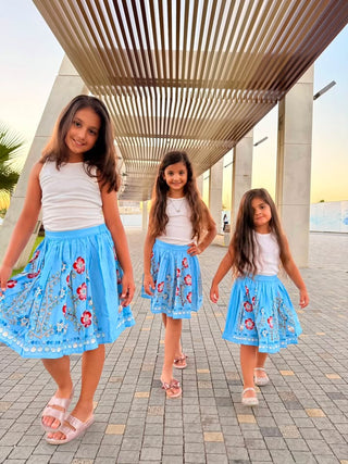 Molo Bonnie Floral Shells Skirt at DLK