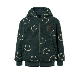 Molo Kids Big Smiles Taxus Fleece Jacket at DLK