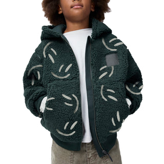 Molo Kids Big Smiles Taxus Fleece Jacket at DLK