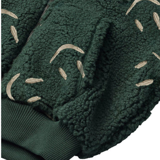 Molo Kids Big Smiles Taxus Fleece Jacket at DLK