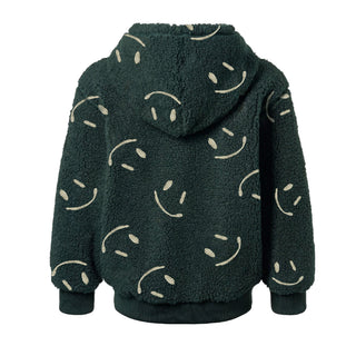Molo Kids Big Smiles Taxus Fleece Jacket at DLK