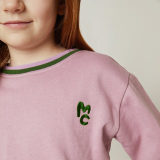 MC Purple Sweatshirt Mon Coeur on Design Life Kids
