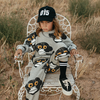 Little Man Happy Monkey Sweatpants for kids at DLK