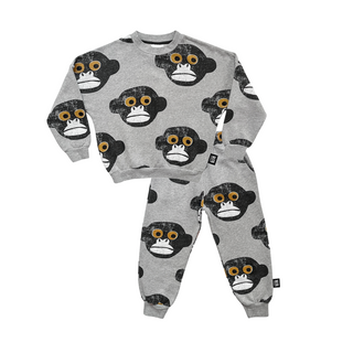 Little Man Happy Monkey Sweatpants for kids at DLK