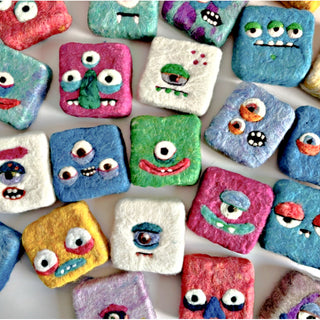 Mystery Monster Felted Soap at Design Life Kids