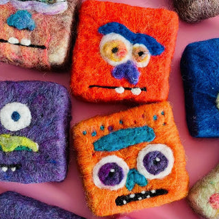 Mystery Monster Felted Soap at Design Life Kids