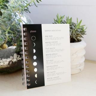 Moon Study Washi Tape & Reflection Journal Bundle