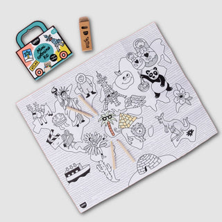 OMY Atlas Coloring Art Kits for Kids at DLK