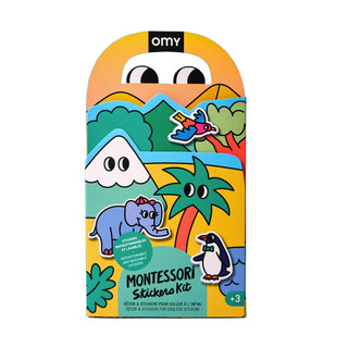 Montessori Reusable Sticker Kit at Design Life Kids