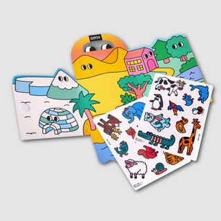 Montessori Reusable Sticker Kit at Design Life Kids
