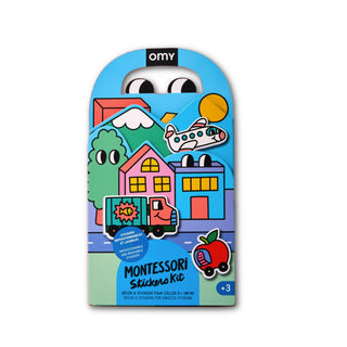 Montessori Reusable Sticker Kit at Design Life Kids
