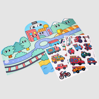 Montessori Reusable Sticker Kit at Design Life Kids