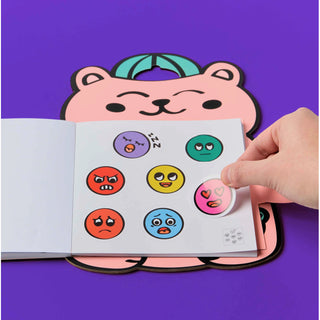 Montessori Reusable Sticker & Coloring Book at Design Life Kids